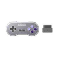 8bitdo SN30 2.4G bezprzewodowy pad do gier do oryginalnego SNES/SFC (SN/SF/przezroczysty Edition) - Super NES 3